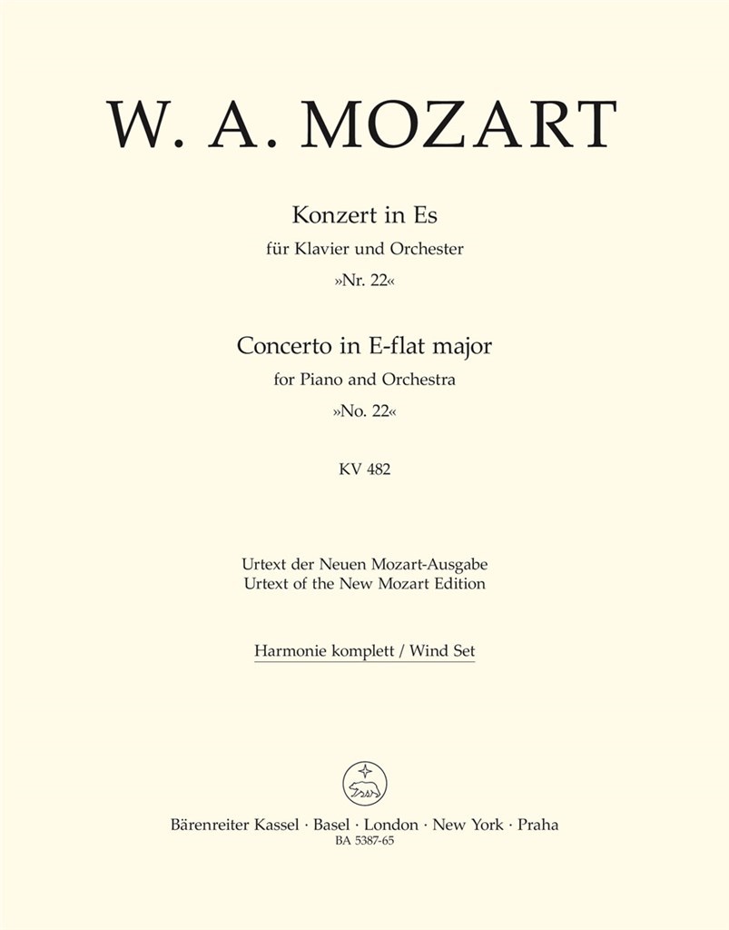Konzert Nr. 22 Es-Dur KV 482