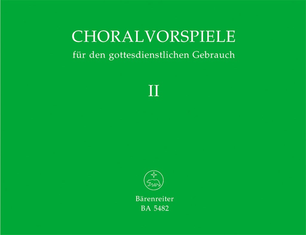 Choralvorspiele 2 Fur Den Gottes