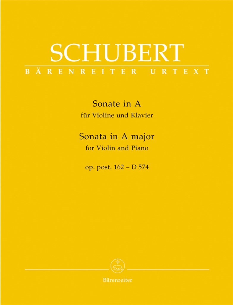 Sonata A Maj Op Posth 162 Violin & Piano