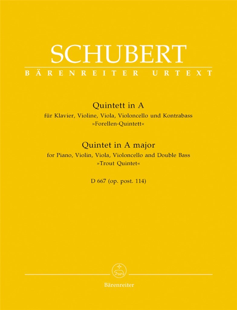 Trout Quintet Amaj D667 Parts