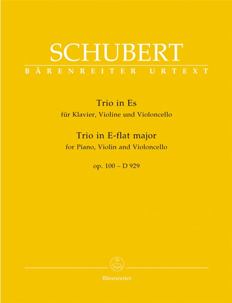 Trio in E-flat major op. 100 D 929