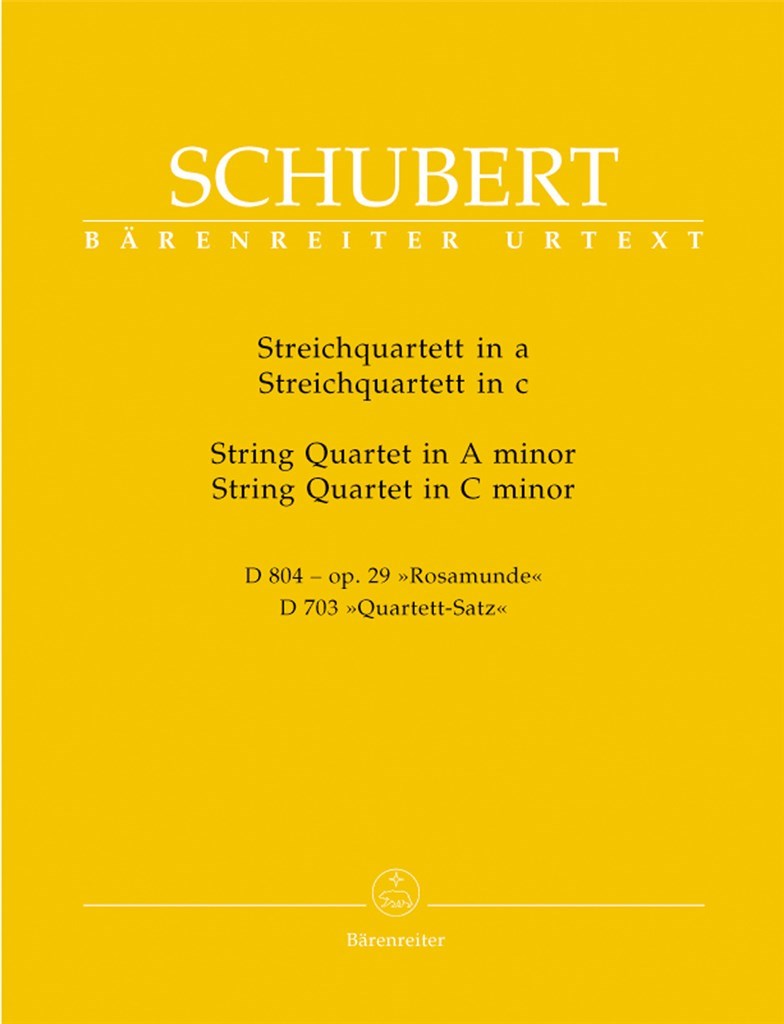 String Quartets A & C minor Parts