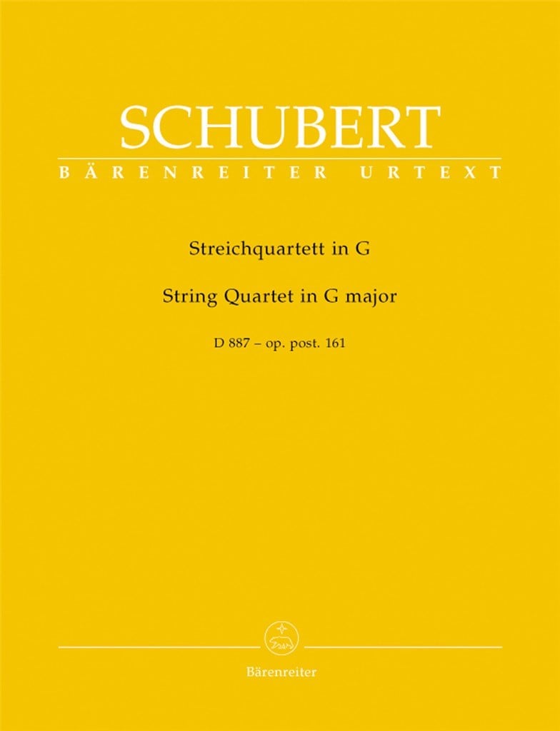String Quartet G major op. post. 161 D 887