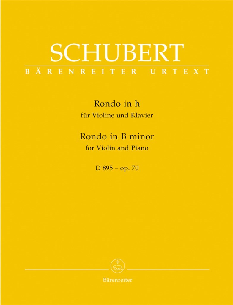 Rondo for Violin and Piano b minor op. 70 D 895