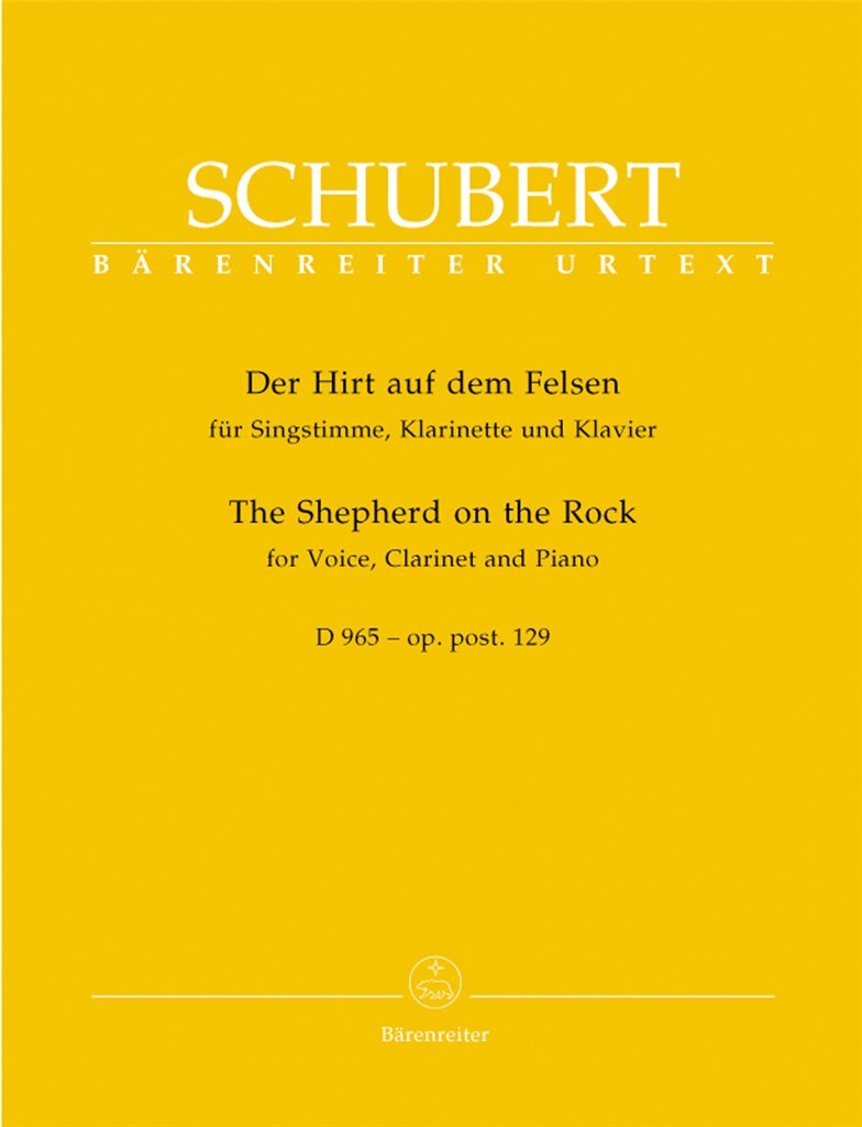 The Shepherd on the Rock op. post.129 D 965