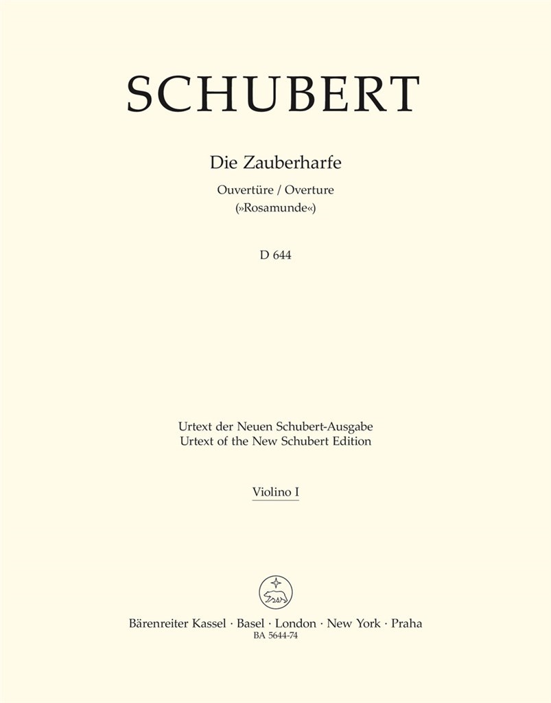 Die Zauberharfe. Ouverture