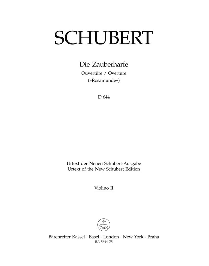 Die Zauberharfe. Ouverture