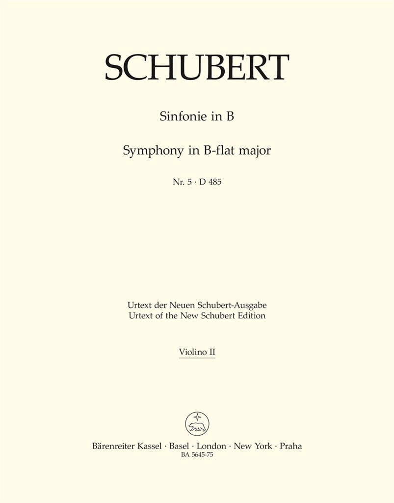 Symphony in Bb major No. 5