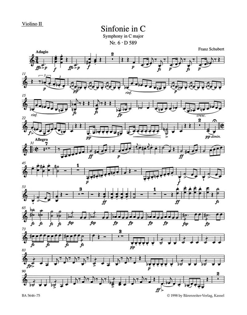 Symphony in C major No. 6