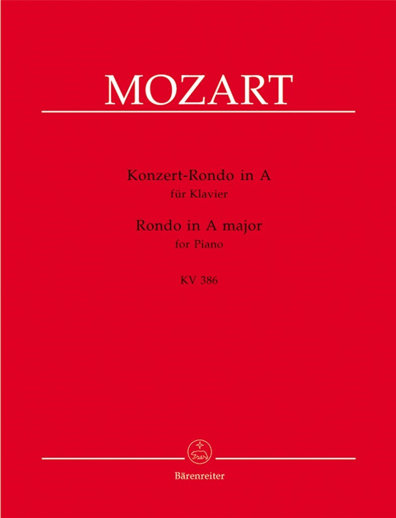 Concert Rondo for Piano A Major K. 386