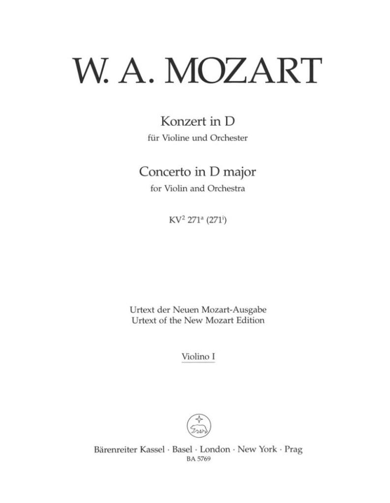 Concerto in D Major 271a (271i)