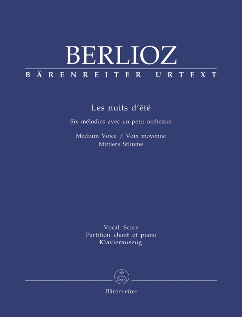Les nuits d'été for solo voice and orchestra