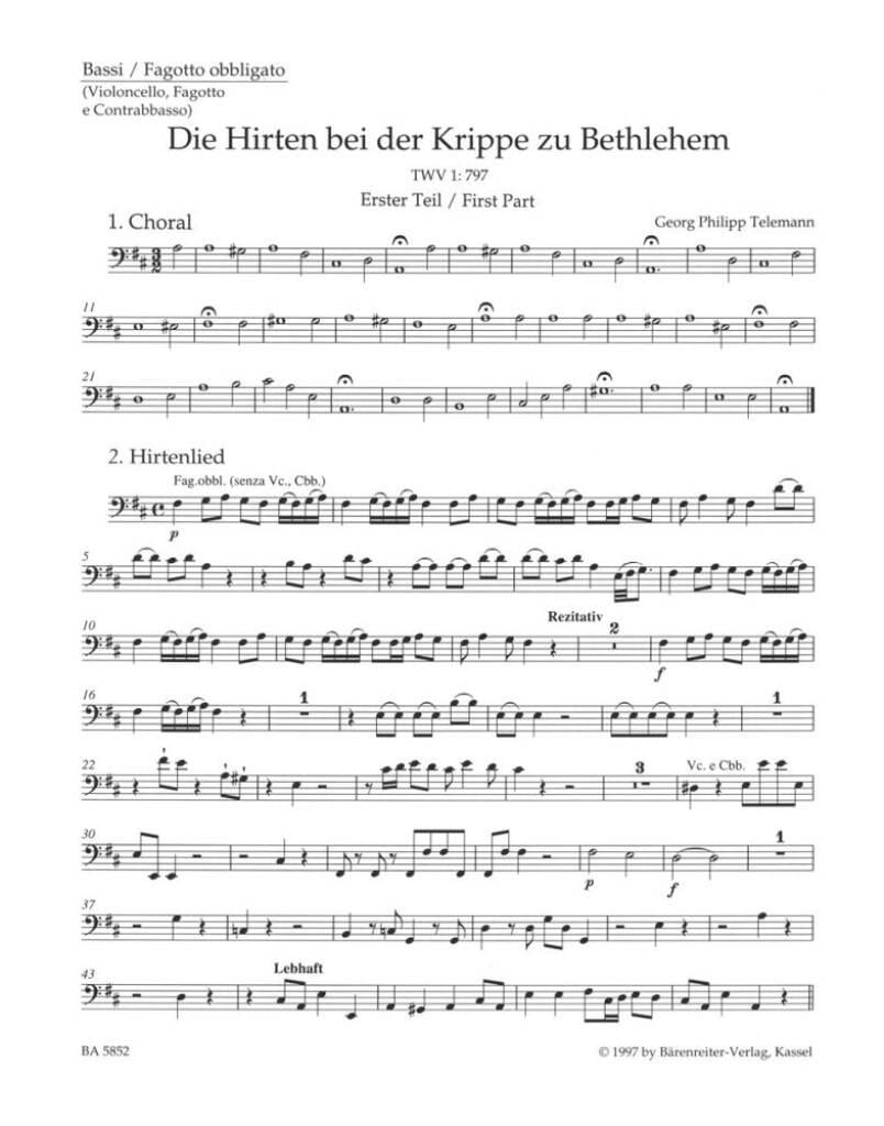 Die Hirten bei der Krippe zu Bethlehem