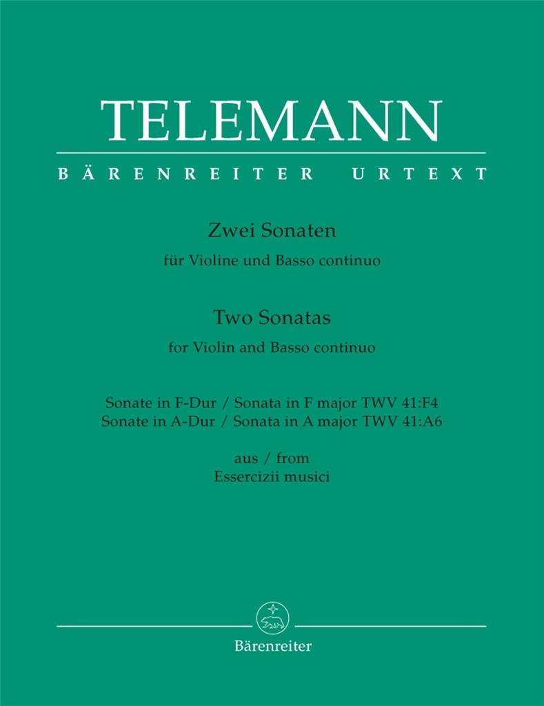 Two Sonatas for Violin and Basso continuo