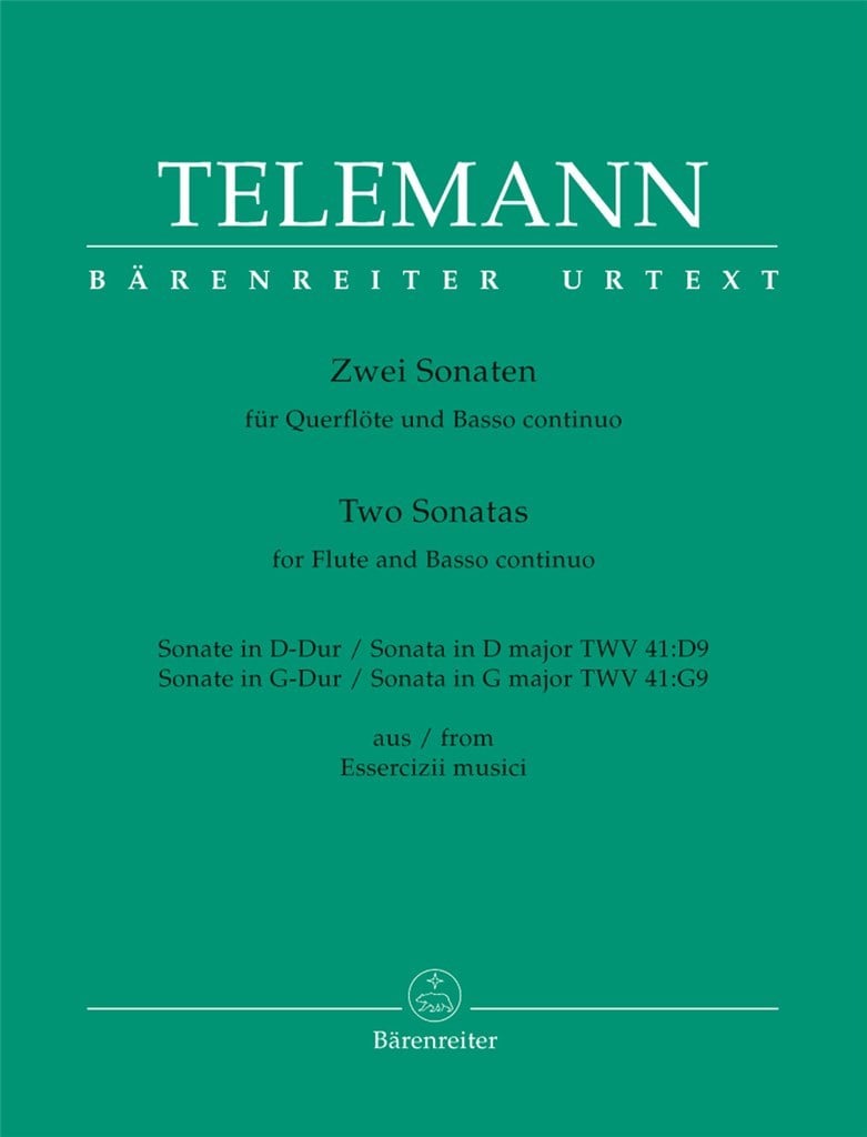 Two Sonatas for Flute and Basso continuo