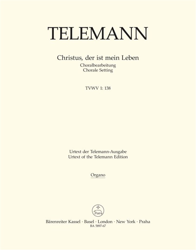 Christus, der ist mein Leben TVWV 1:138