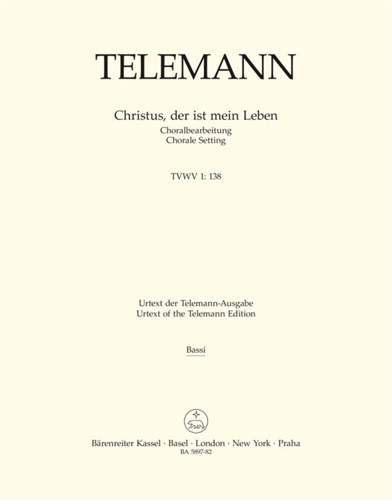 Christus, der ist mein Leben TVWV 1:138