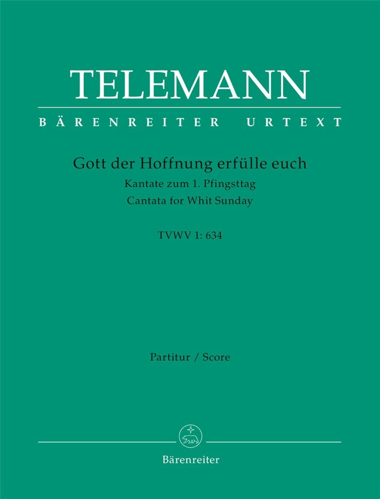 Gott der Hoffnung erfülle euch TVWV 1:634
