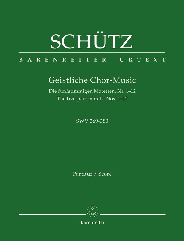 Sacred Choral Music SWV 369-380