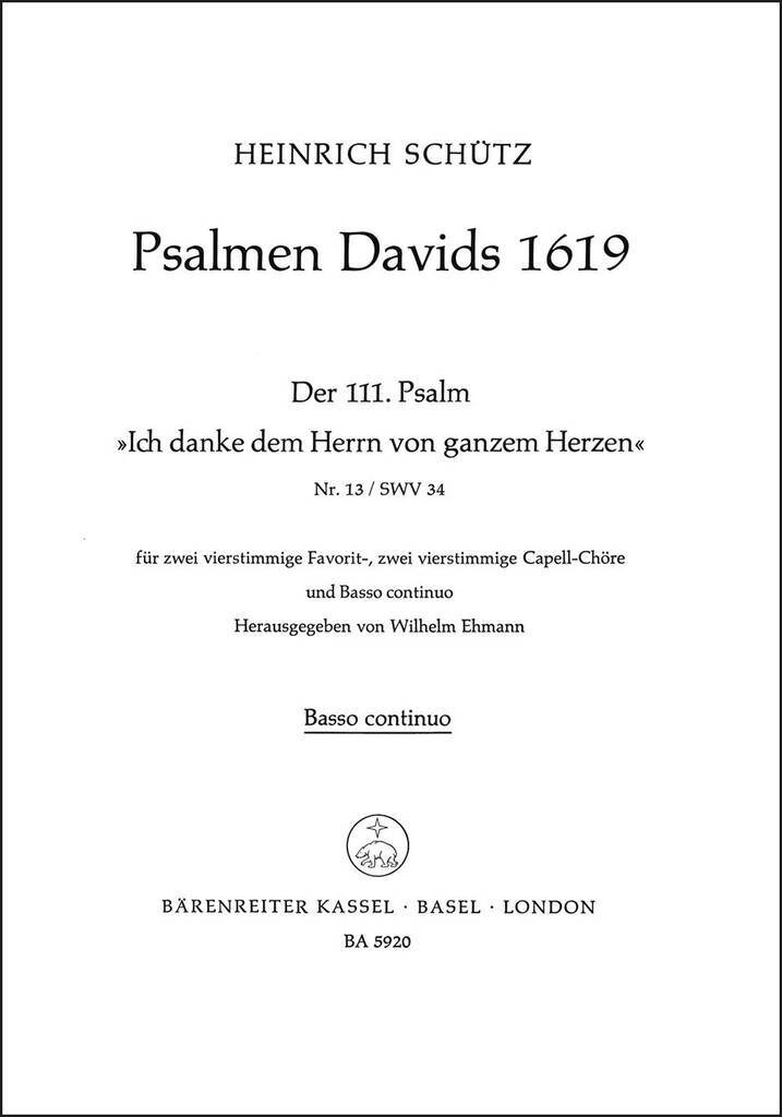 Ich danke dem Herrn von ganzem Herzen
