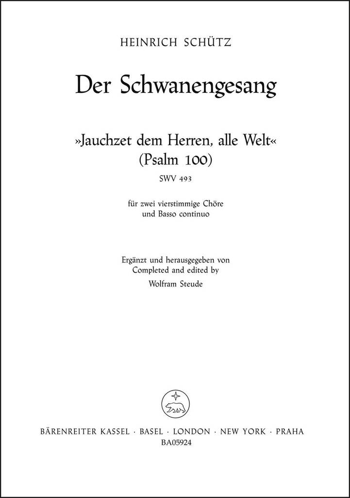 Jauchzet dem Herren, alle Welt