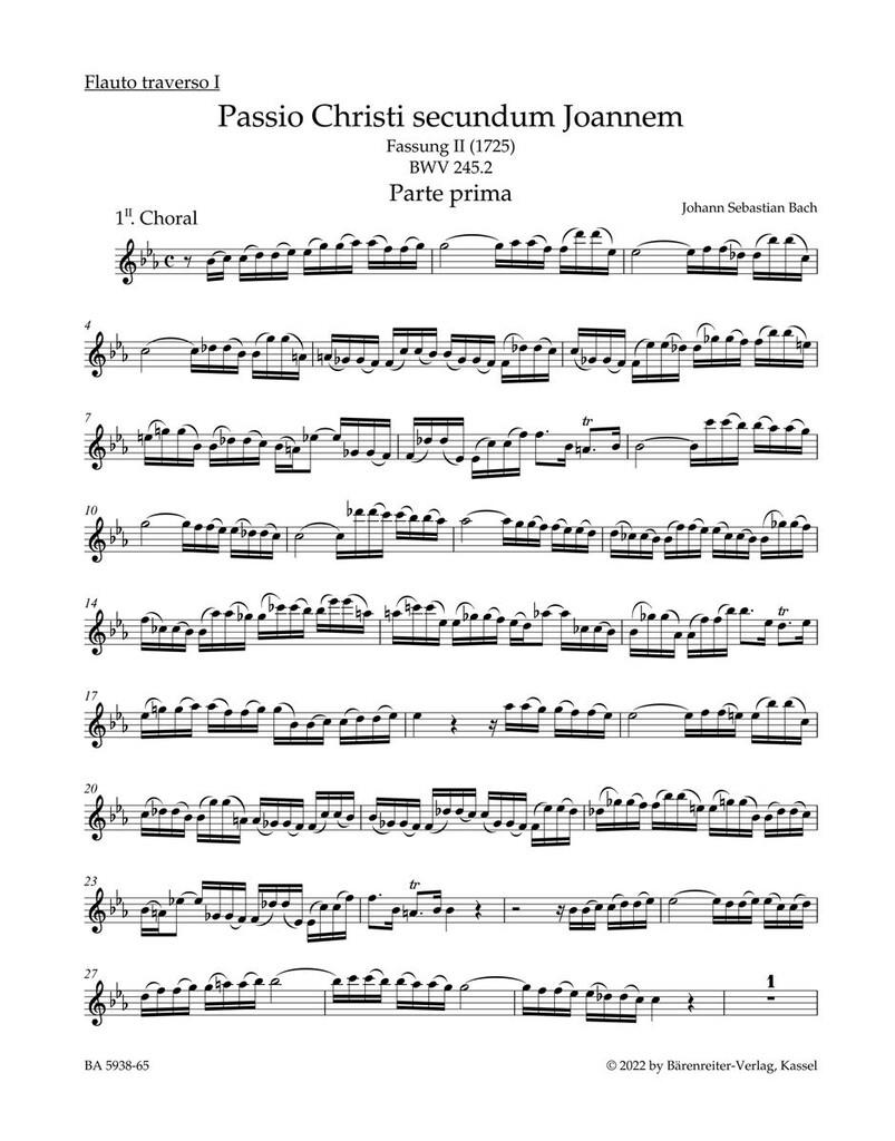 St. John Passion BWV 254.2