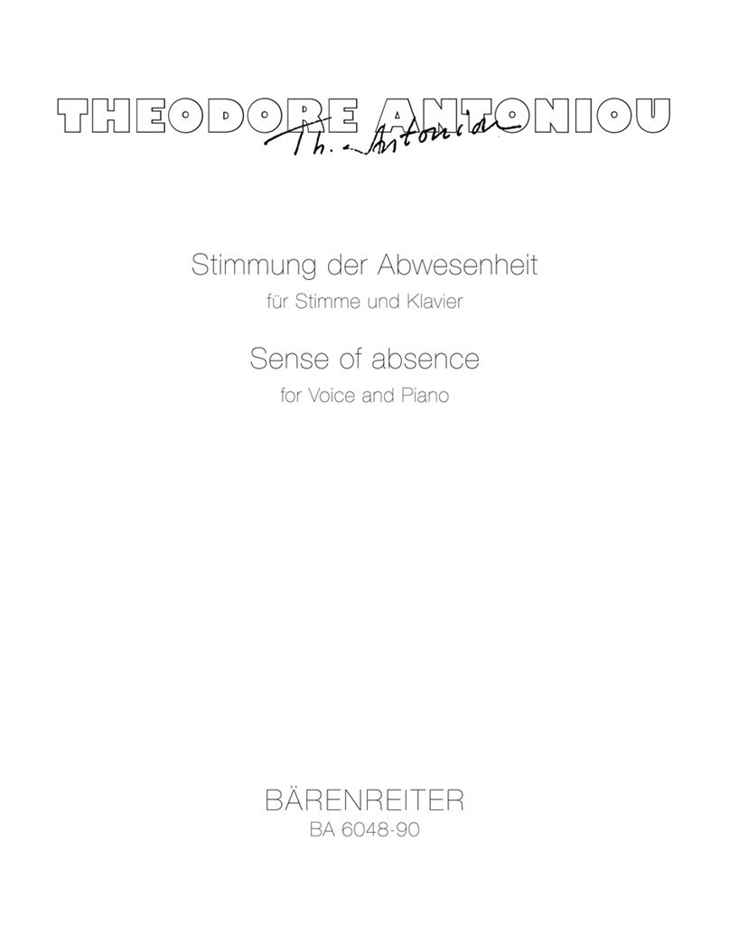 Klima tis apussias - Stimmung der Abwesenheit
