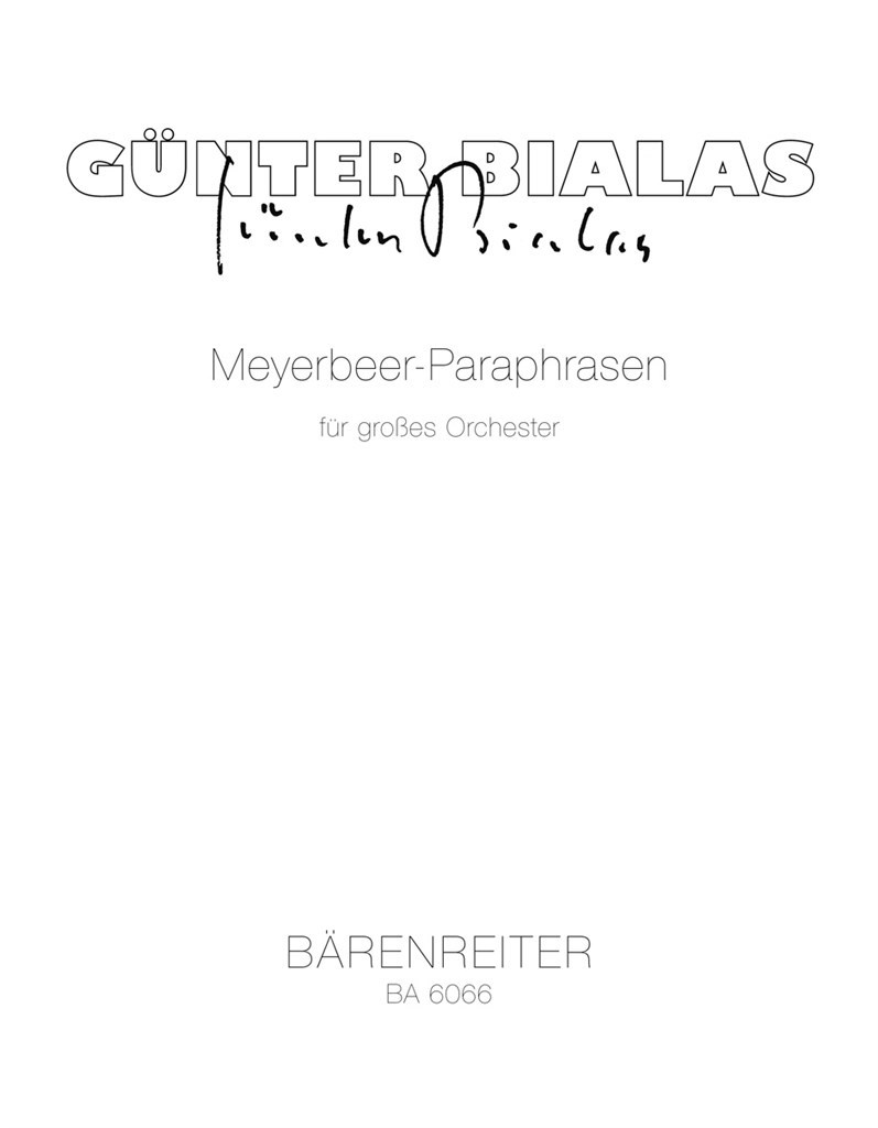 Meyerbeer-Paraphrasen