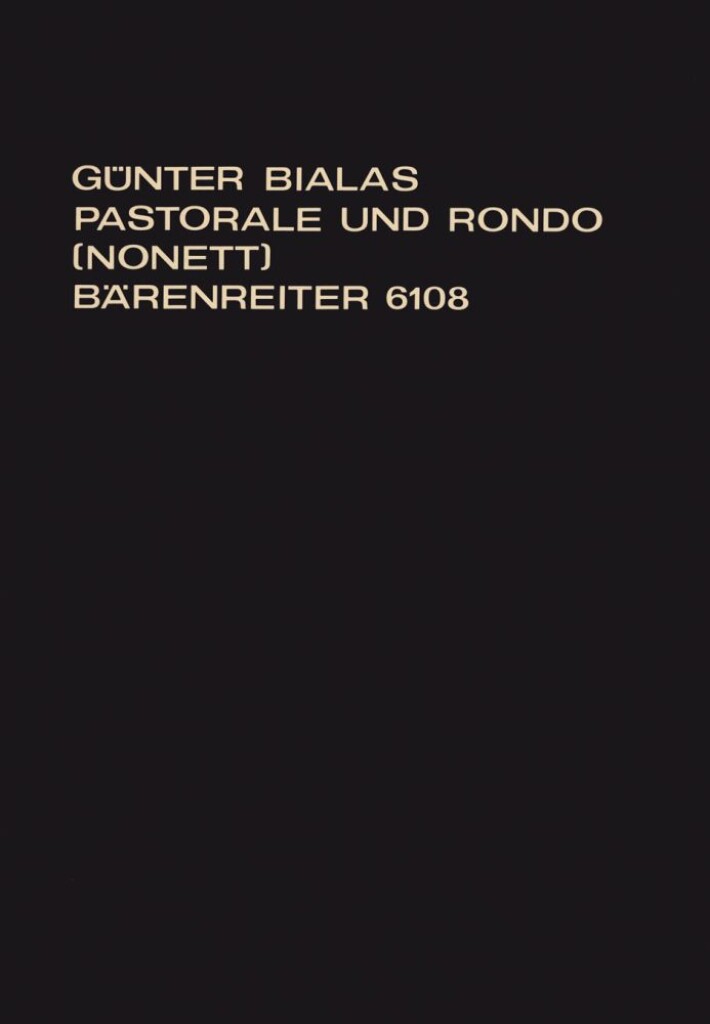 Pastorale und Rondo