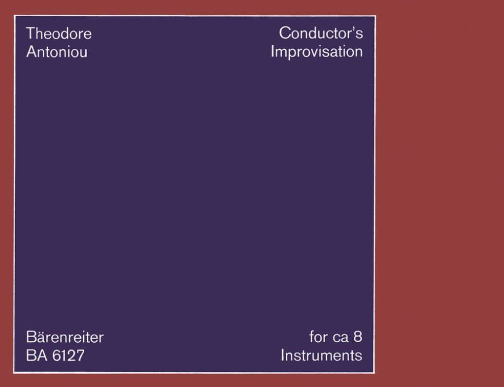 Cheironomies (Gesten). Conductors Improvisation