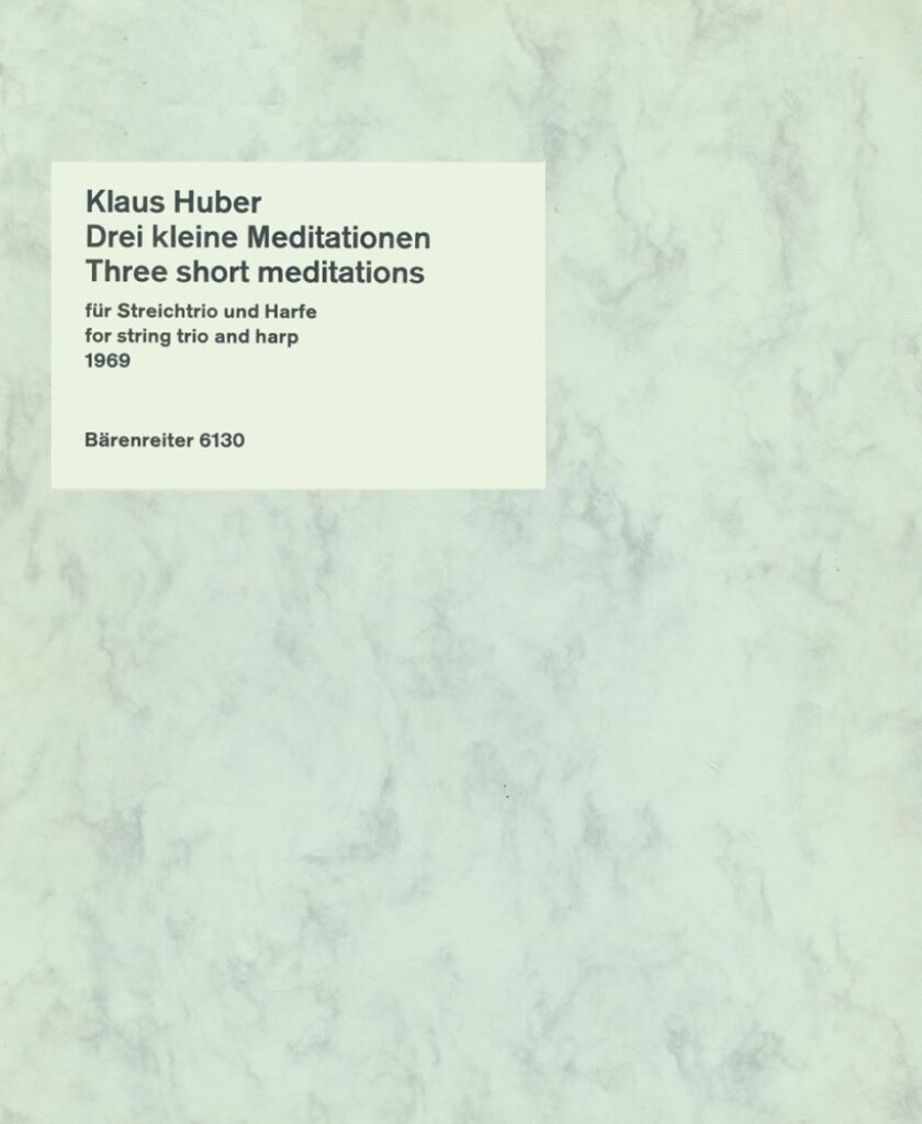 Drei kleine Meditationen aus Kleine deutsche Messe