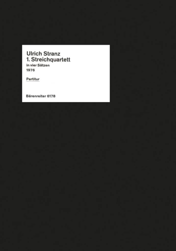 1. Streichquartett in vier Satzen