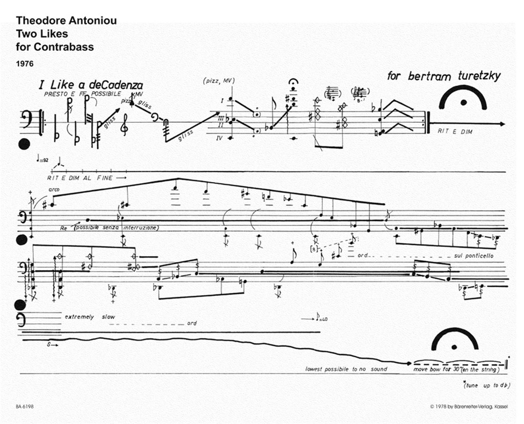 Two Likes for Contrabass