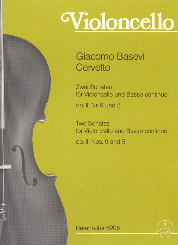 Sonatas 2 Op 2-9,5 Vc Bc
