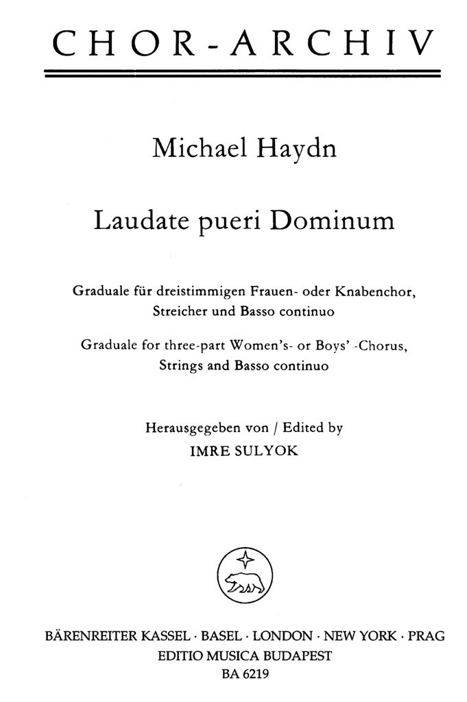 Laudate Pueri Dominum (PA)