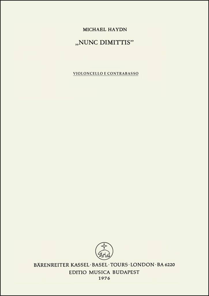 Nunc dimittis