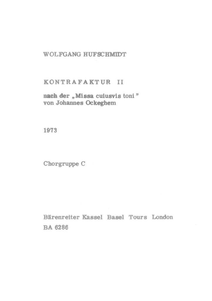 Kontrafaktur II