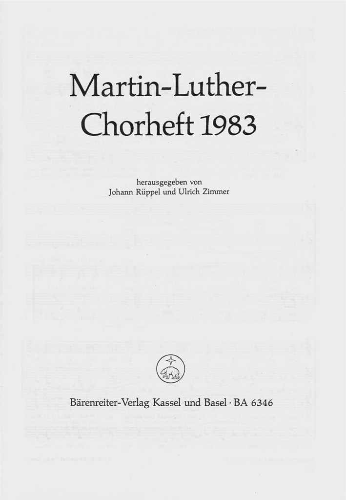 Martin-Luther-Chorheft