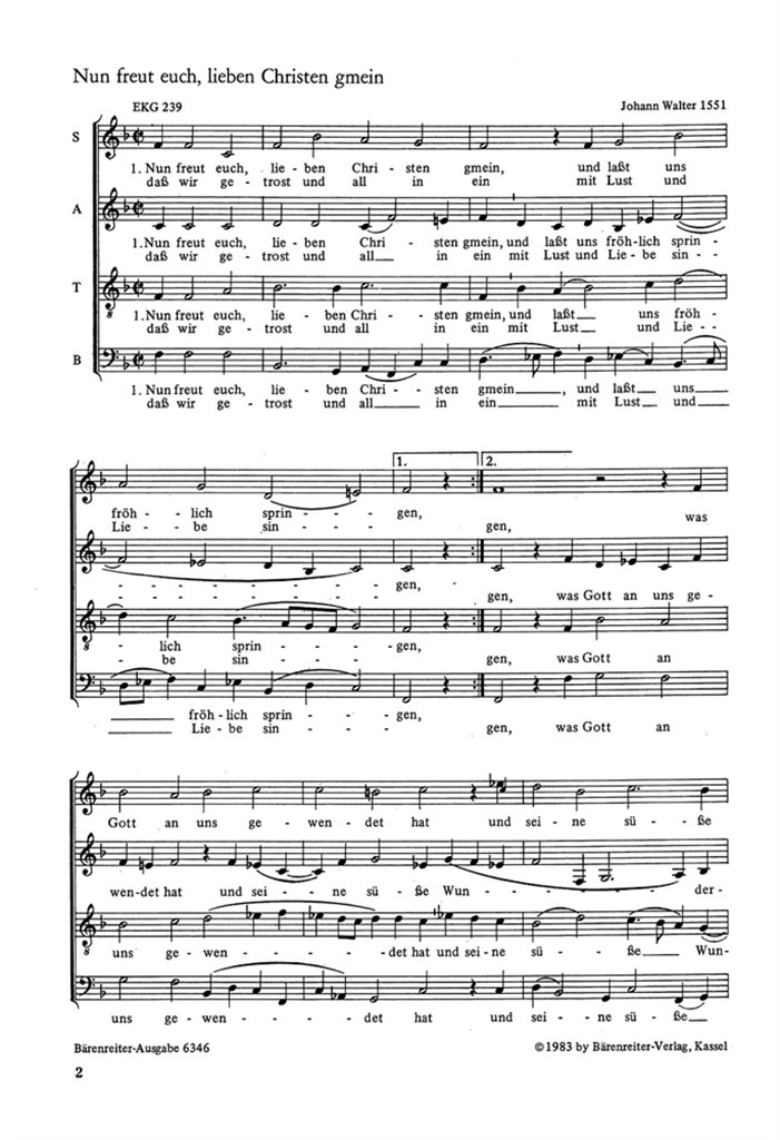 Martin-Luther-Chorheft
