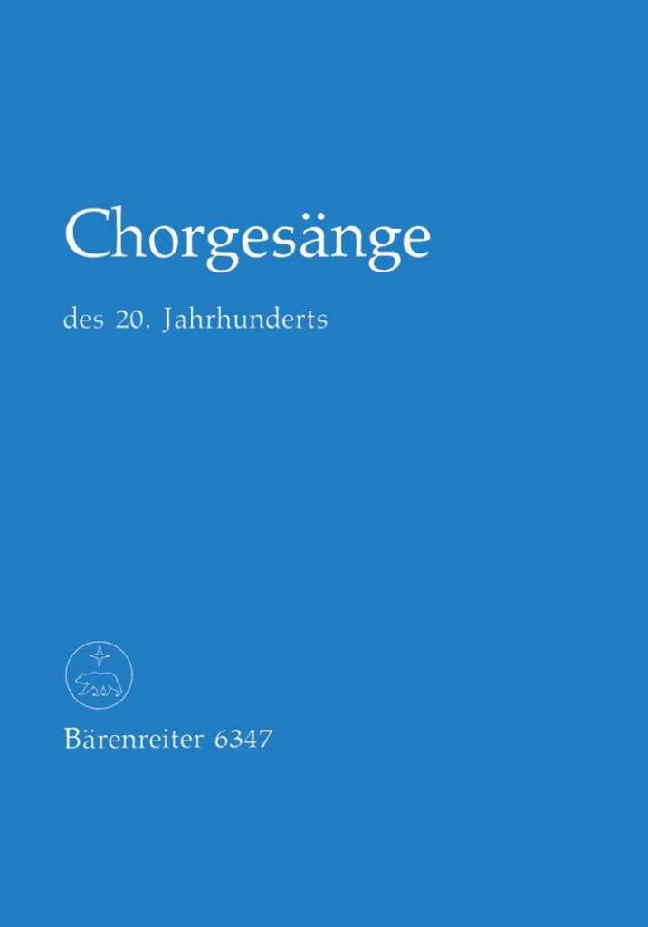 Chorgesange des 20. Jahrhunderts