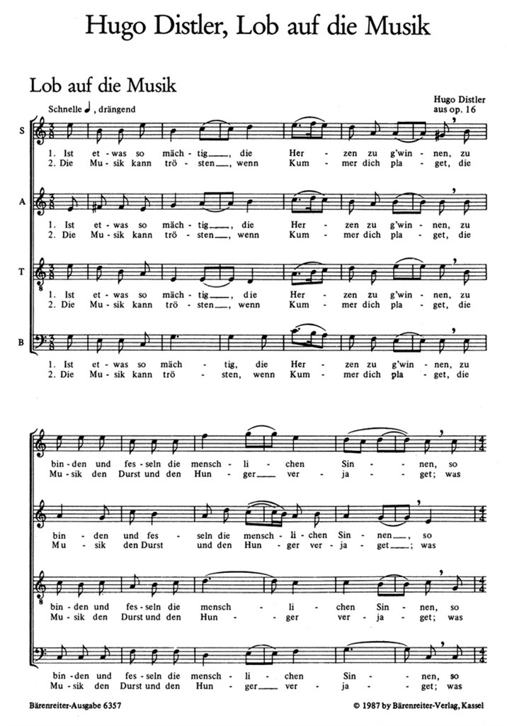 Lob auf die Musik