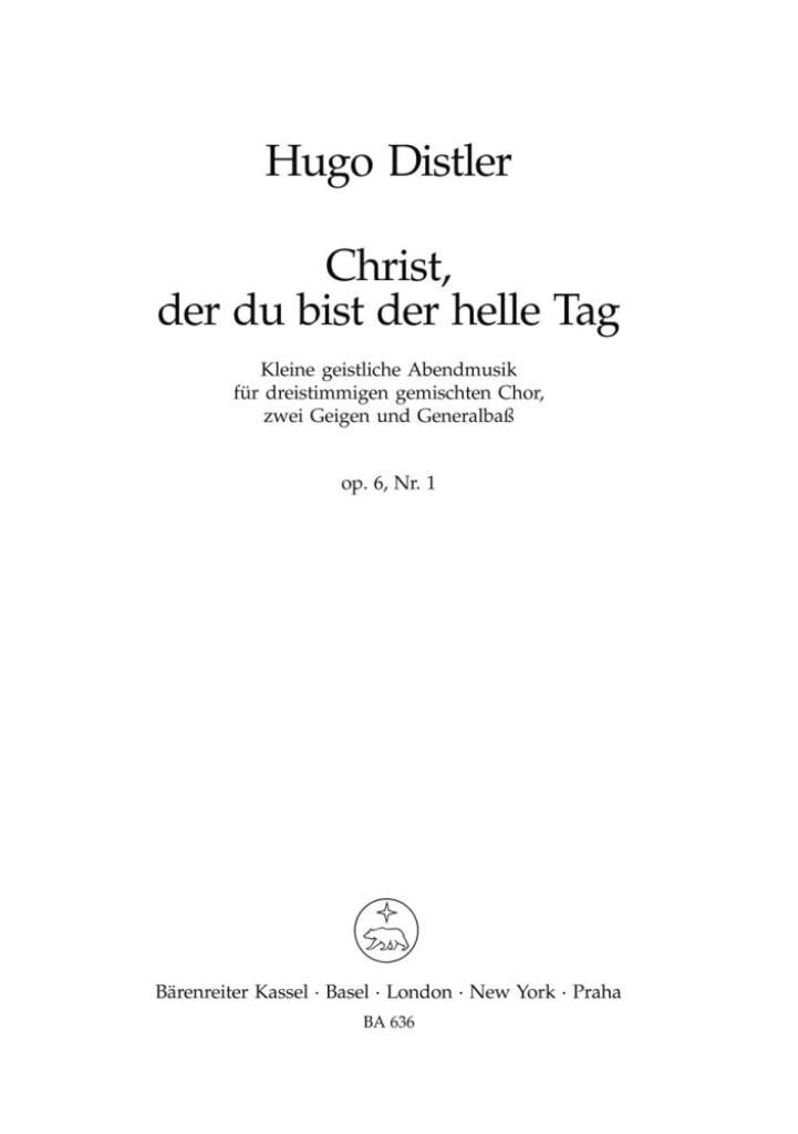 Christ, der du bist der helle Tag