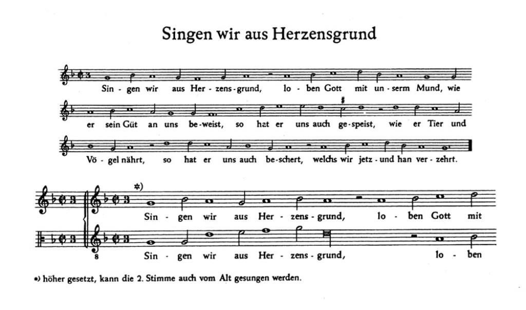 Singen wir aus Herzensgrund