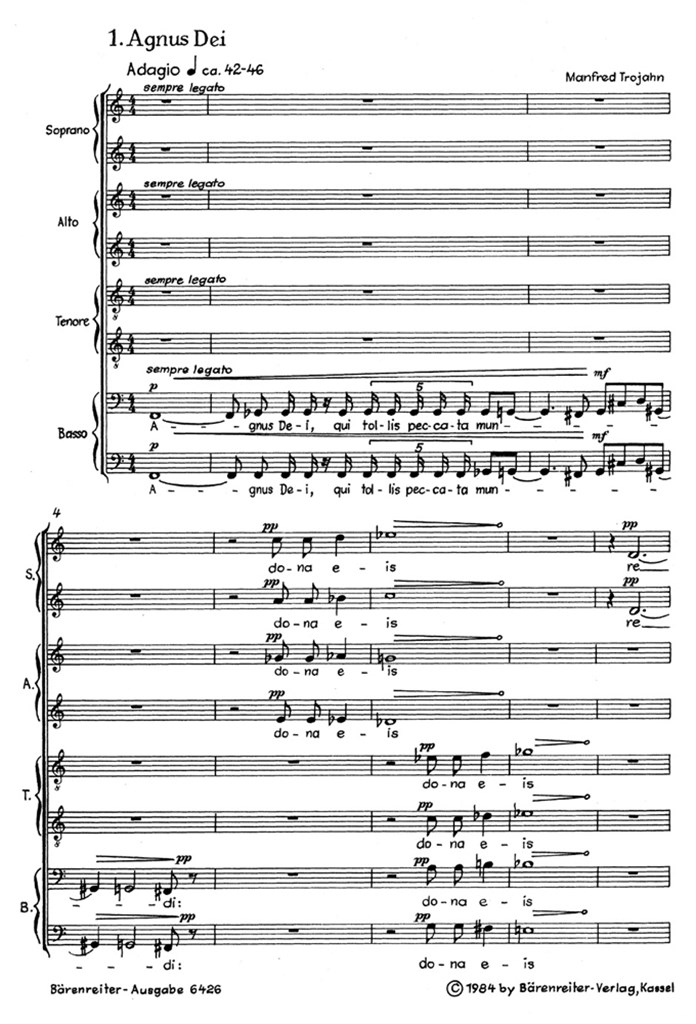 Agnus Dei - Lux aeterna