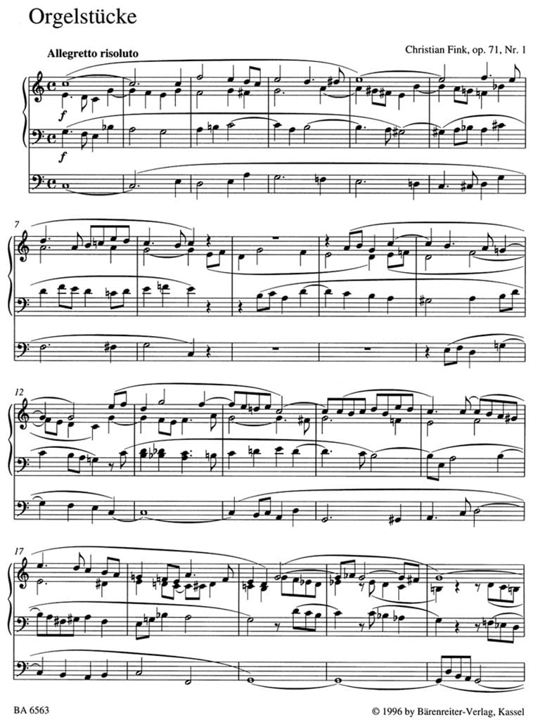 Orgelmusik der Klassik und Fruhromantik, Band 5