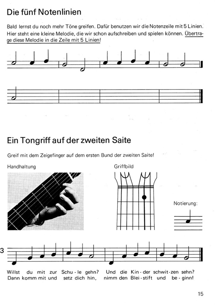 Guitar Method for Children Bk1 German