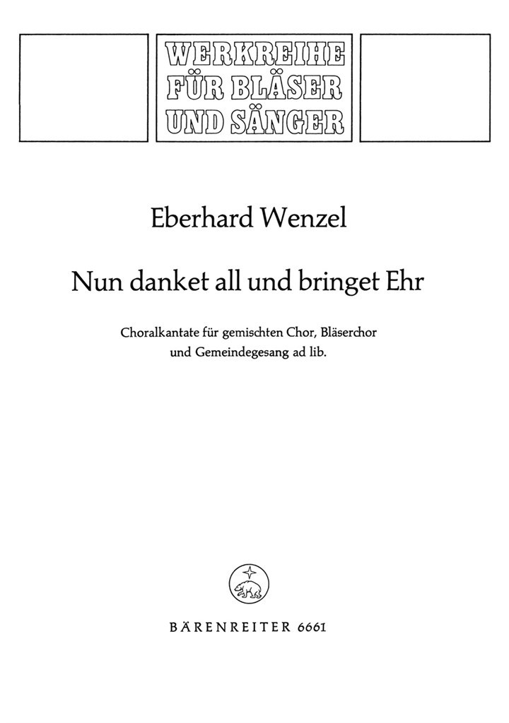 Nun danket all und bringet Ehr