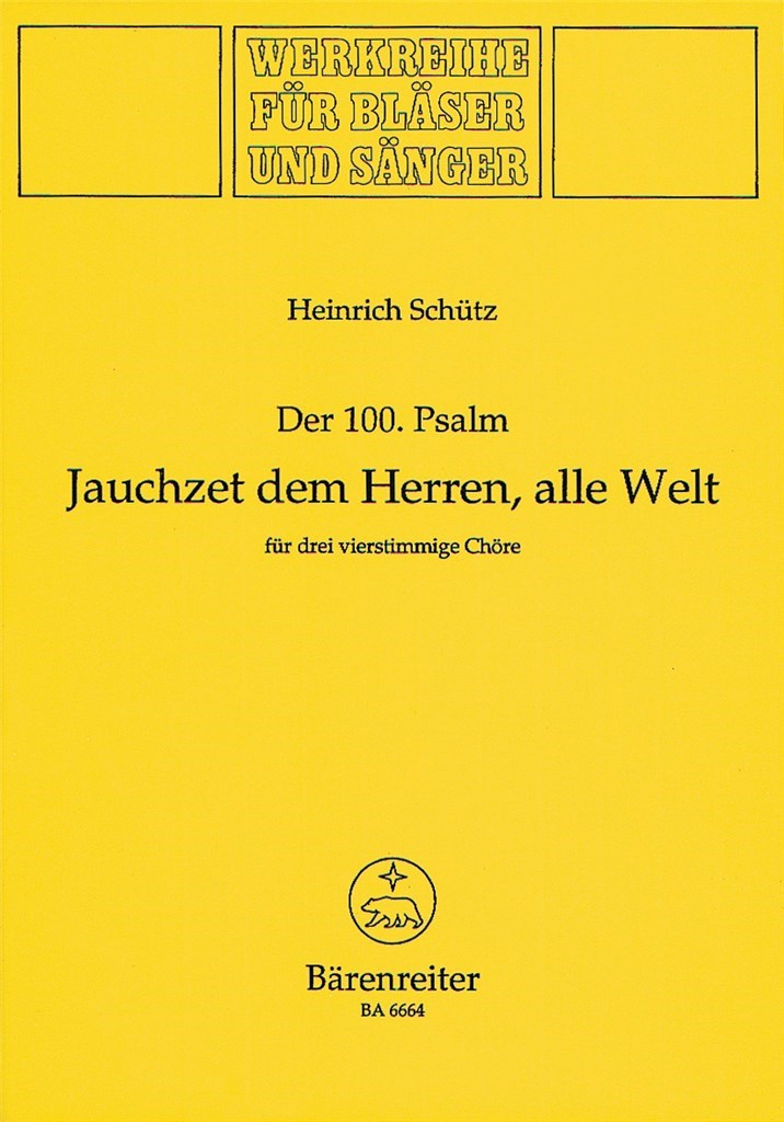 Jauchzet dem Herrn, alle Welt