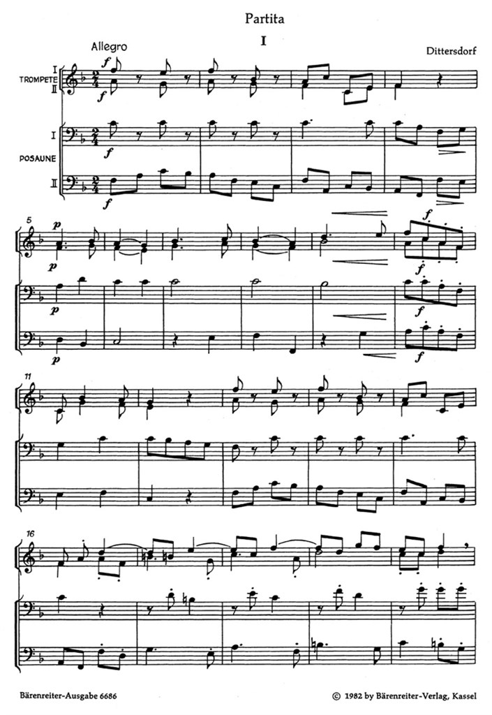 Blaserpartiten der Klassik