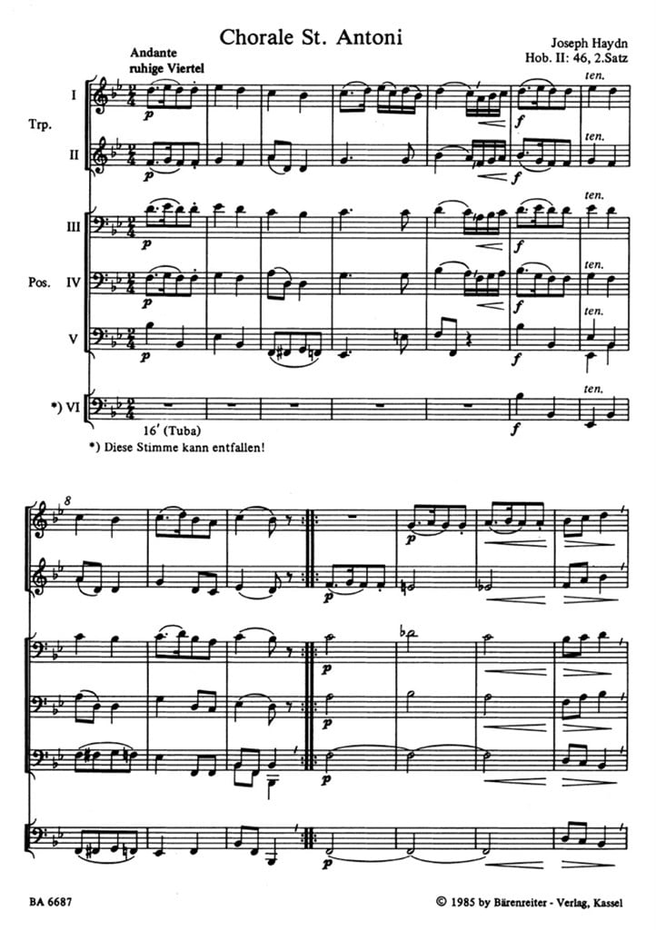 Spielmusik der Klassik und Romantik